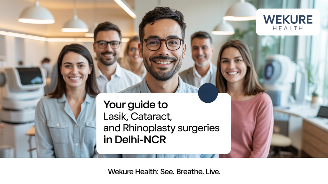 Your Guide to LASIK, Cataract, and Rhinoplasty Surgeries in Delhi-NCR by Wekure Health