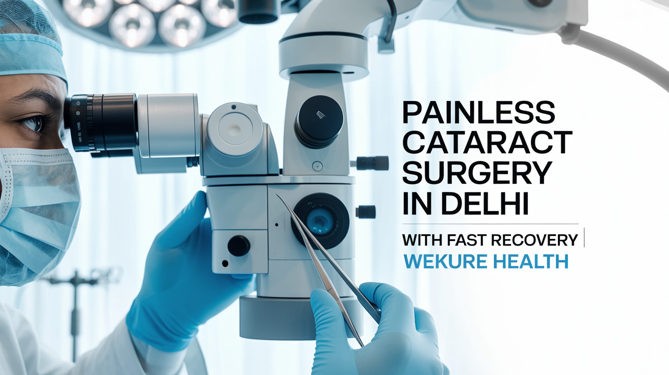 Painless Cataract Surgery in Delhi with Fast Recovery | Wekure Health
